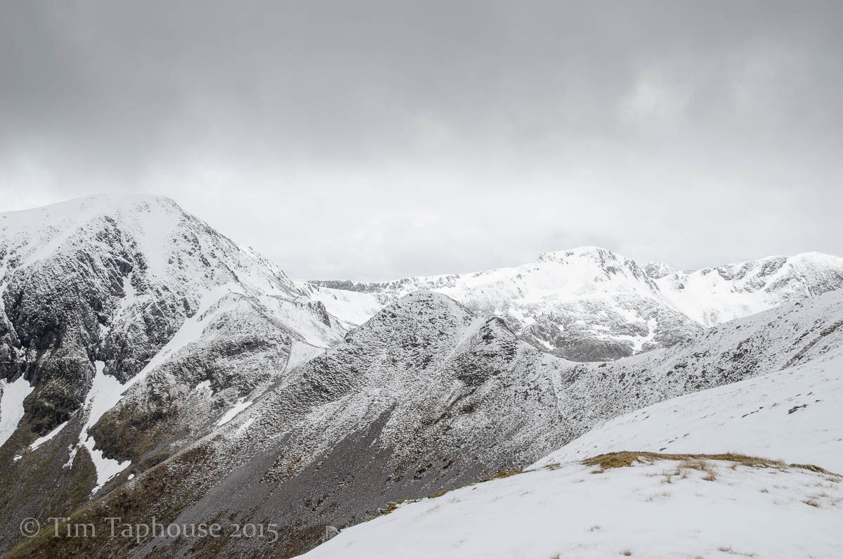 Am Bodach and the Mamore ridge
