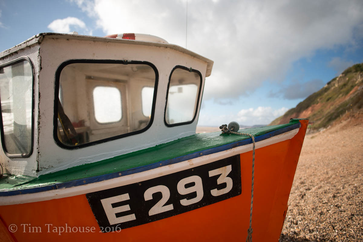 Fishing boat at Branscombe Mouth