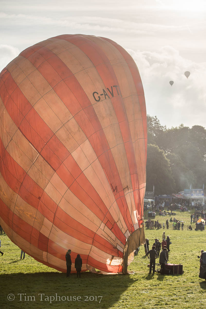 A slice of history - the Bristol Belle, the first modern hot air balloon made in Britain