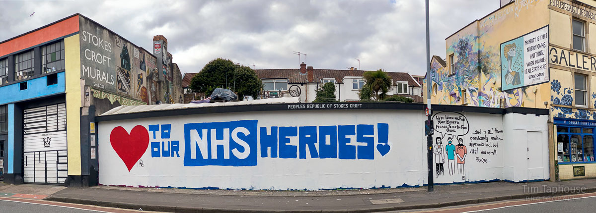 ❤️ to our NHS Heroes!
<br><i>Jamaica Street, Stokes Croft - 28/3/20</i>