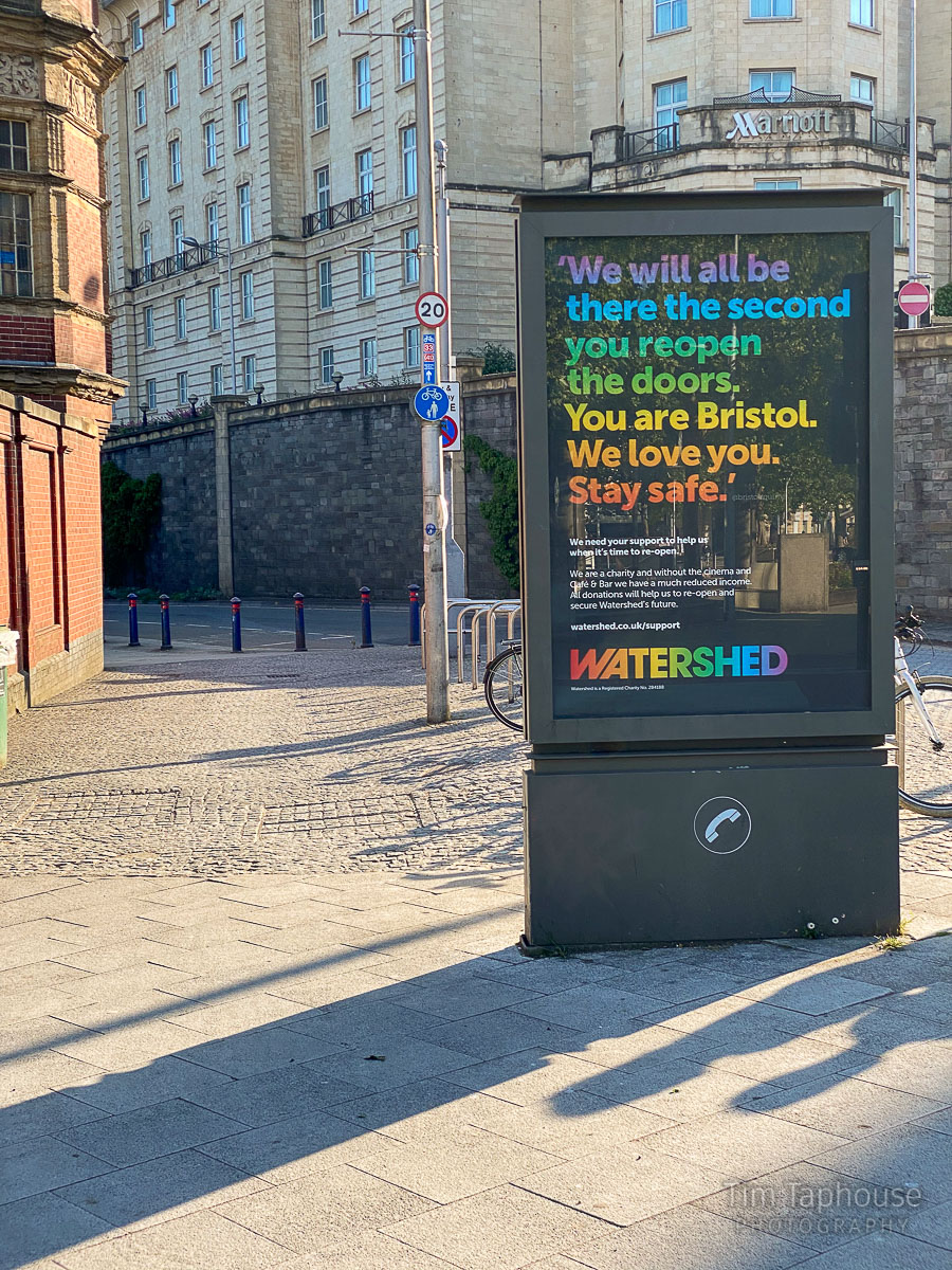 You are Bristol
<br><i>near Watershed - 6/5/20</i>