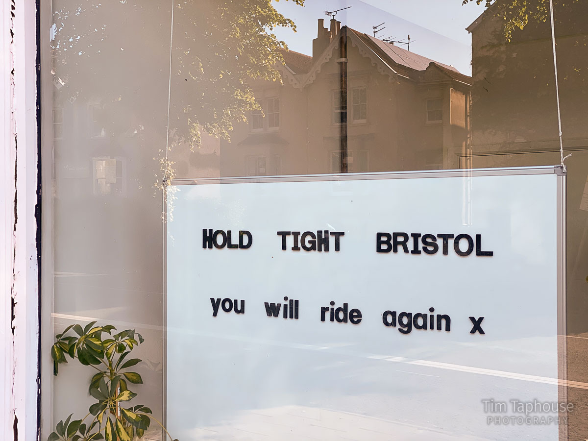 You will ride again
<br><i>Gloucester Road - 15/5/20</i>